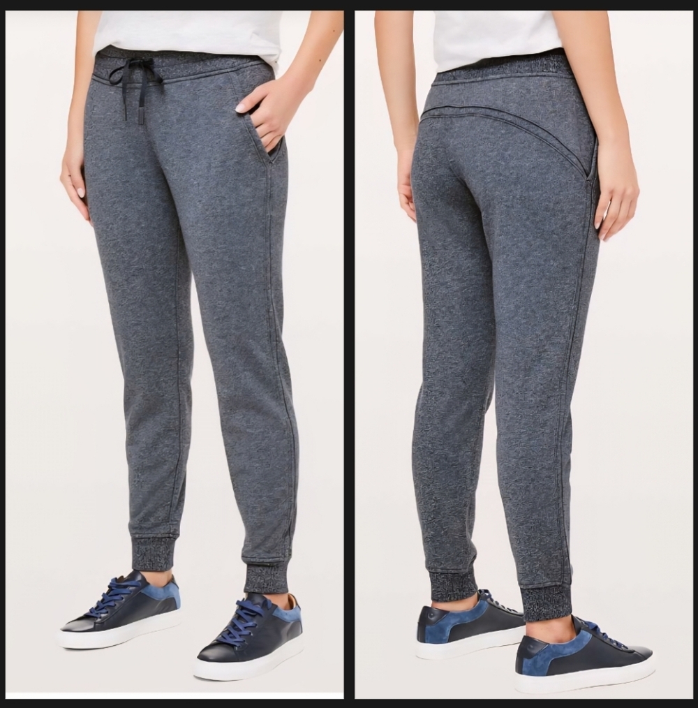 Lululemon Warm Down Jogger Il 28" Heathered Speckled True Navy